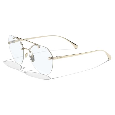 cappotto blu chanel|Pilot Blue Light Glasses Titanium Light Gold .